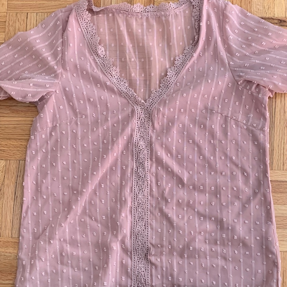 Pink blouse